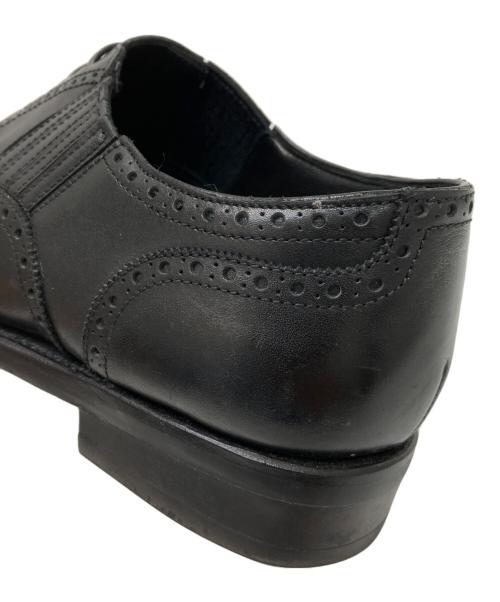 raymar（レイマー）raymar (レイマー) セミブローグ レイジーマンパンチドキャップトゥチップシューズ ブラック サイズ:6 1/2の古着・服飾アイテム