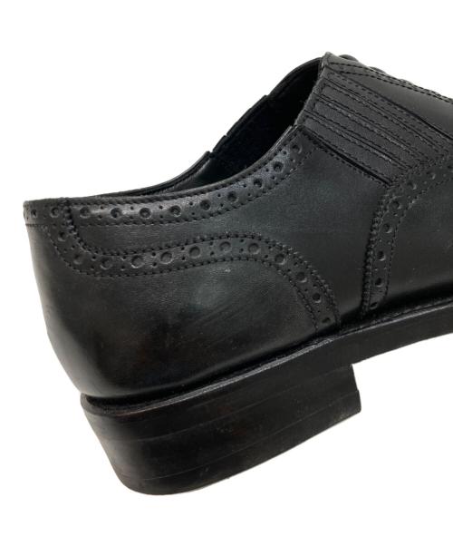 raymar（レイマー）raymar (レイマー) セミブローグ レイジーマンパンチドキャップトゥチップシューズ ブラック サイズ:6 1/2の古着・服飾アイテム