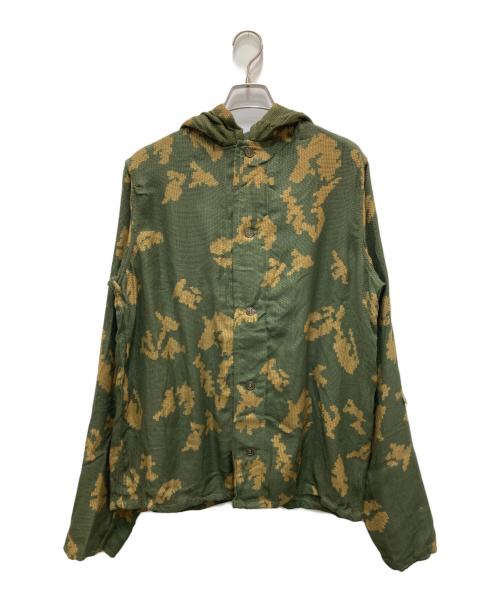 MILITARY（ミリタリー）MILITARY (ミリタリー) KLMKカモメッシュパーカー グリーン サイズ:-の古着・服飾アイテム