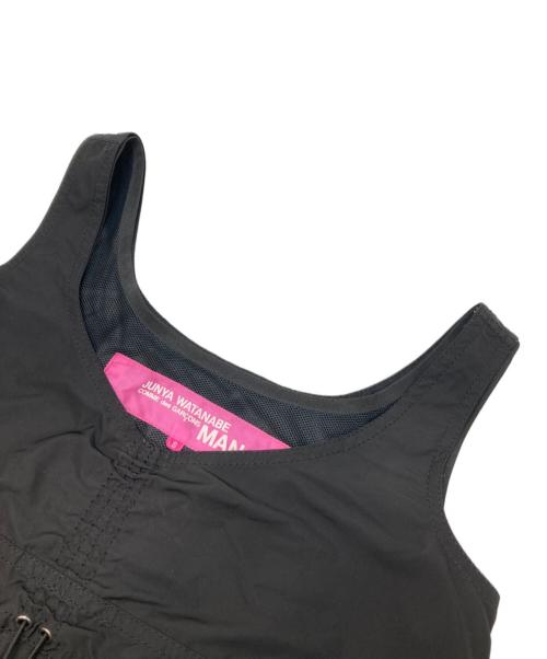 JUNYA WATANABE COMME des GARCONS MAN PINK（ジュンヤワタナベ コムデギャルソンマン ピンク）JUNYA WATANABE COMME des GARCONS MAN PINK (ジュンヤワタナベ コムデギャルソンマン ピンク) テクニカルディティールナイロンベスト ブラック サイズ:Sの古着・服飾アイテム
