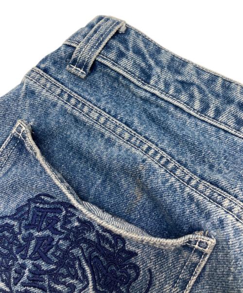 BlackEyePatch（ブラックアイパッチ）BlackEyePatch (ブラックアイパッチ) DRAGONS EXTRA BAGGY JEANS/ドラゴン エクストラ バギー ジーンズ インディゴ サイズ:W32（M）の古着・服飾アイテム