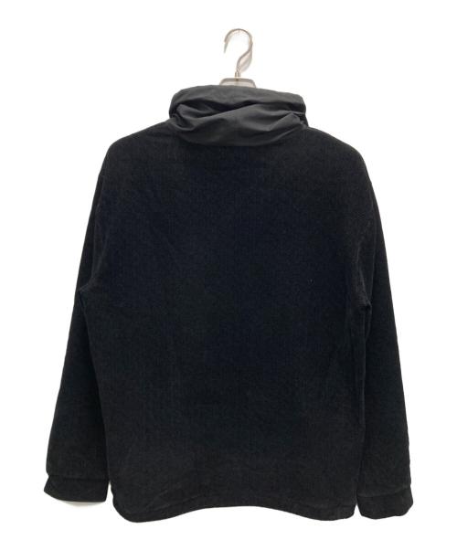 EMPORIO ARMANI（エンポリオアルマーニ）EMPORIO ARMANI (エンポリオアルマーニ) ナイロン切替タートルネックカットソー ブラック サイズ:XXLの古着・服飾アイテム