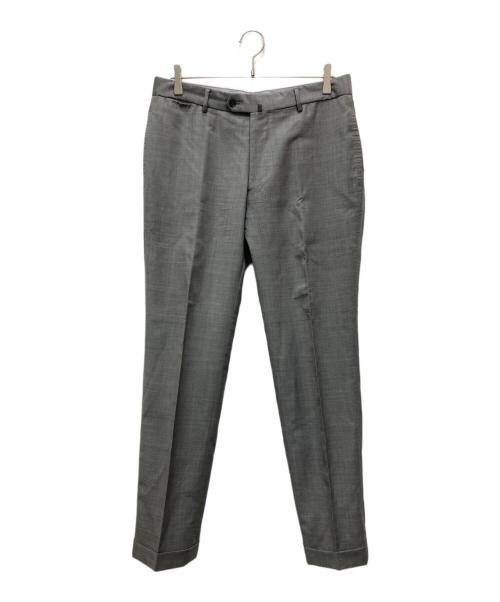 TOMORROW LAND PILGRIM（トゥモローランド ピルグリム）TOMORROW LAND PILGRIM (トゥモローランド ピルグリム) ERMENEGILDO ZEGNA (エルメネジルド・ゼニア) セットアップスーツ グレー×イエロー サイズ:50の古着・服飾アイテム