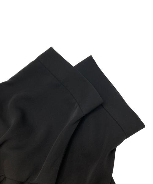 ENFOLD（エンフォルド）ENFOLD (エンフォルド) STRING DRAPE-DRESS ブラック サイズ:38の古着・服飾アイテム