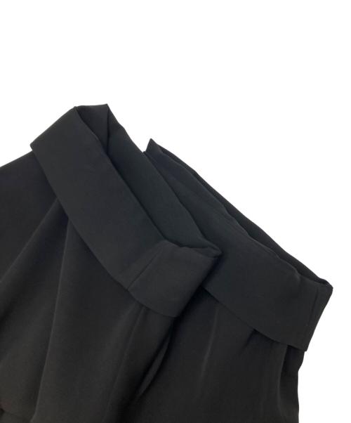 ENFOLD（エンフォルド）ENFOLD (エンフォルド) STRING DRAPE-DRESS ブラック サイズ:38の古着・服飾アイテム