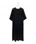 ENFOLD（エンフォルド）の古着「STRING DRAPE-DRESS」｜ブラック