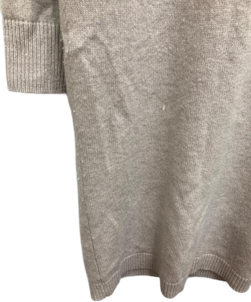 'S Max Mara（エスマックスマーラ）'S Max Mara (エスマックスマーラ) JACKフーデットニットワンピース ベージュ サイズ:Mの古着・服飾アイテム