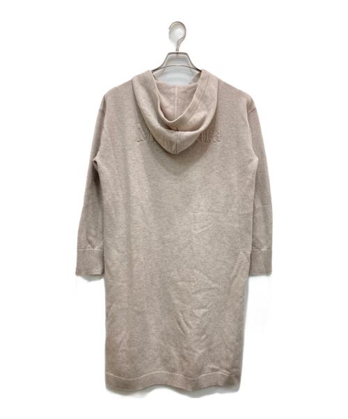 'S Max Mara（エスマックスマーラ）'S Max Mara (エスマックスマーラ) JACKフーデットニットワンピース ベージュ サイズ:Mの古着・服飾アイテム