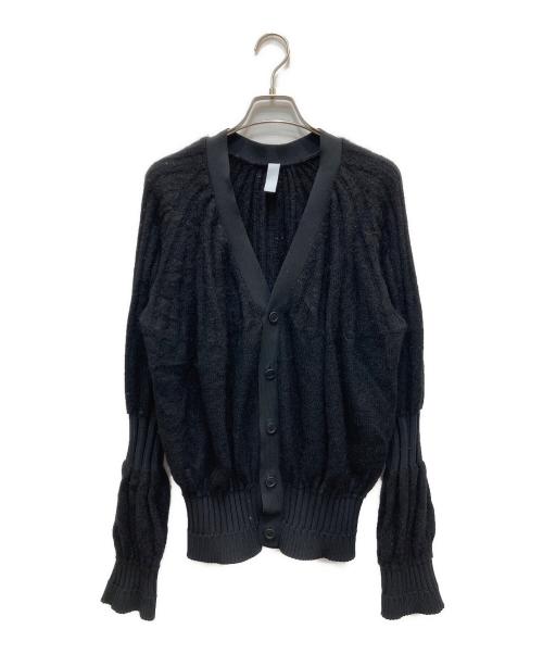 CFCL（シーエフシーエル）CFCL (シーエフシーエル) FLUTED MOHAIR CARDIGAN ブラック サイズ:3の古着・服飾アイテム