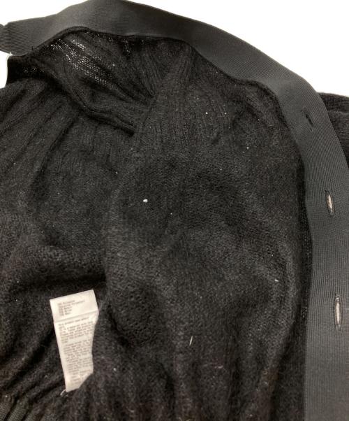 CFCL（シーエフシーエル）CFCL (シーエフシーエル) FLUTED MOHAIR CARDIGAN ブラック サイズ:3の古着・服飾アイテム