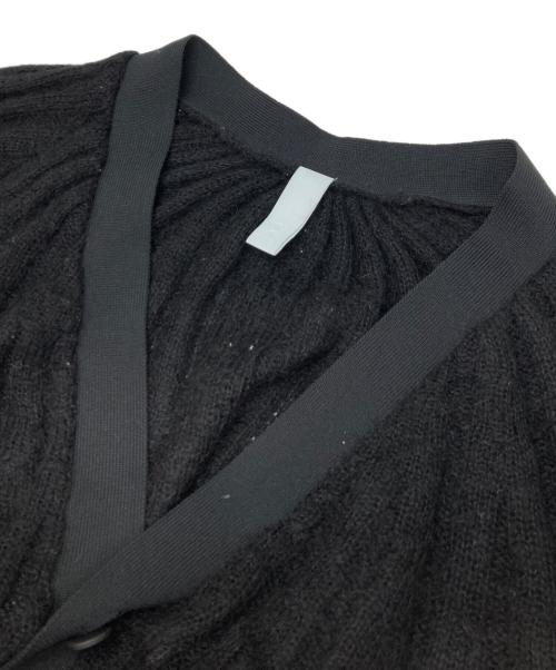 CFCL（シーエフシーエル）CFCL (シーエフシーエル) FLUTED MOHAIR CARDIGAN ブラック サイズ:3の古着・服飾アイテム