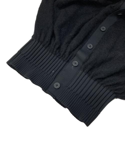 CFCL（シーエフシーエル）CFCL (シーエフシーエル) FLUTED MOHAIR CARDIGAN ブラック サイズ:3の古着・服飾アイテム