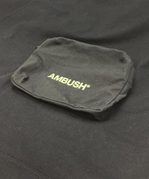 AMBUSH（アンブッシュ）AMBUSH (アンブッシュ) ミニポーチ付きＴシャツ ブラック サイズ:2の古着・服飾アイテム
