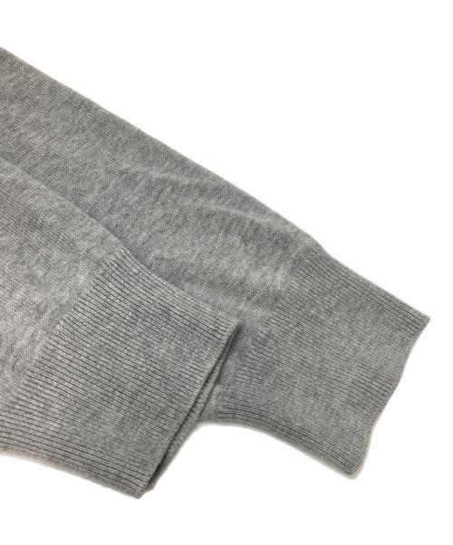 POLO RALPH LAUREN（ポロ・ラルフローレン）POLO RALPH LAUREN (ポロ・ラルフローレン) モノグラム コットン セーター グレー サイズ:Mの古着・服飾アイテム