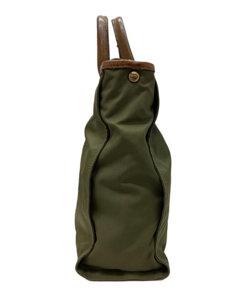 campomaggi（カンポマッジ）campomaggi (カンポマッジ) ナイロン2WAYショルダーバッグ カーキの古着・服飾アイテム