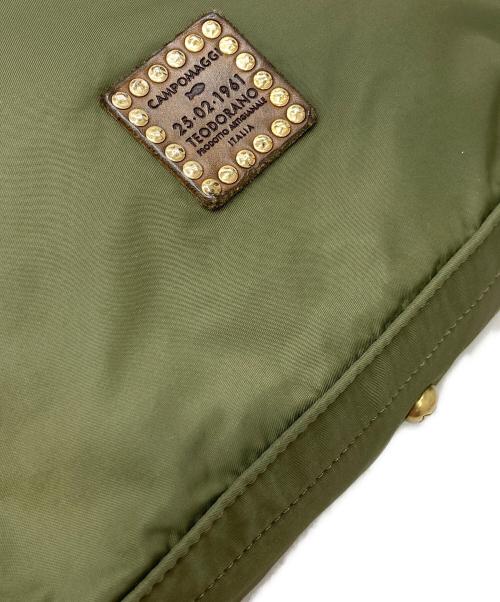 campomaggi（カンポマッジ）campomaggi (カンポマッジ) ナイロン2WAYショルダーバッグ カーキの古着・服飾アイテム
