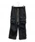 DANKE SCHON（ダンケ シェーン）の古着「COATING FLAP POCKET PANT」｜ブラック