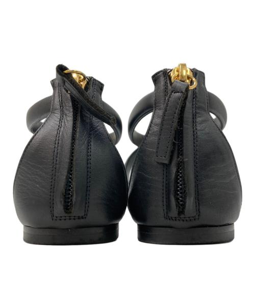 VICINI（ヴィッチーニ）VICINI (ヴィッチーニ) サンダル ブラック サイズ:35の古着・服飾アイテム