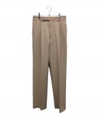 Spick and Spanスピック＆スパン）の古着「センタープレスパンツ」｜カーキ