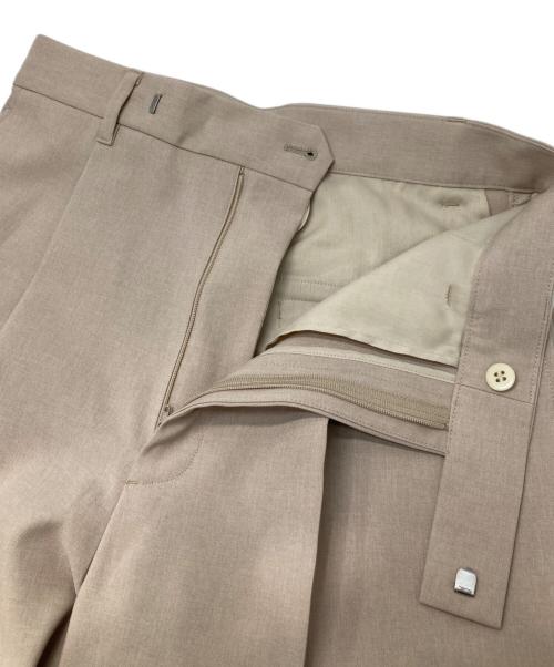 Spick and Span（スピック＆スパン）Spick and Span (スピックアンドスパン) センタープレスパンツ カーキ サイズ:38の古着・服飾アイテム