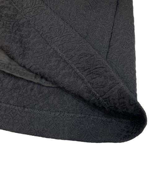 cygne（シーニュ）cygne (シーニュ) パフスリーブジャガードブラウス ブラック サイズ:不明（実寸参照）の古着・服飾アイテム