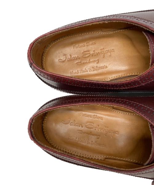 Jalan Sriwijaya（ジャランスリウァヤ）Jalan Sriwijaya (ジャランスリウァヤ) ウィングチップシューズ ブラウン サイズ:6の古着・服飾アイテム