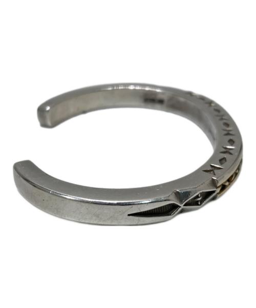 Navajo（ナバホ）NAVAJO (ナバホ) スクエアワイヤー バングル シルバーの古着・服飾アイテム