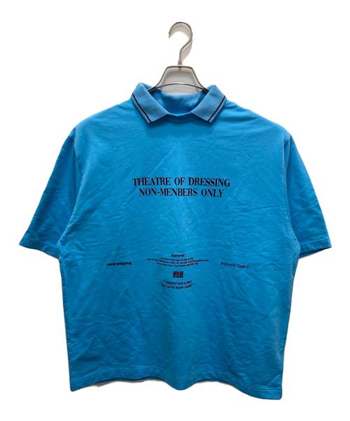 MAISON SPECIAL（メゾンスペシャル）MAISON SPECIAL (メゾンスペシャル) Polo Color T-shirt ブルー サイズ:SIZEFREE 未使用品の古着・服飾アイテム