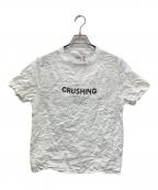 MAISON SPECIALメゾンスペシャル）の古着「CRUSHING Washer T-shirt」｜ホワイト