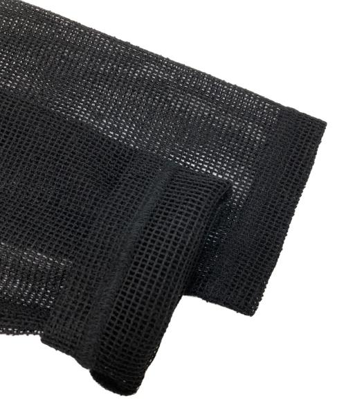 MAISON SPECIAL（メゾンスペシャル）MAISON SPECIAL (メゾンスペシャル) 2way Mesh Fabric Embroidery Numbering Tops ブラック サイズ:FREE 未使用品の古着・服飾アイテム