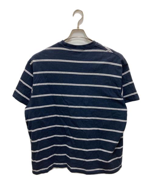 FreshService（フレッシュサービス）FreshService (フレッシュサービス) MULTI BORDER S/S TEE ネイビー サイズ:SIZE FREEの古着・服飾アイテム