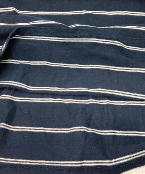 FreshService（フレッシュサービス）FreshService (フレッシュサービス) MULTI BORDER S/S TEE ネイビー サイズ:SIZE FREEの古着・服飾アイテム