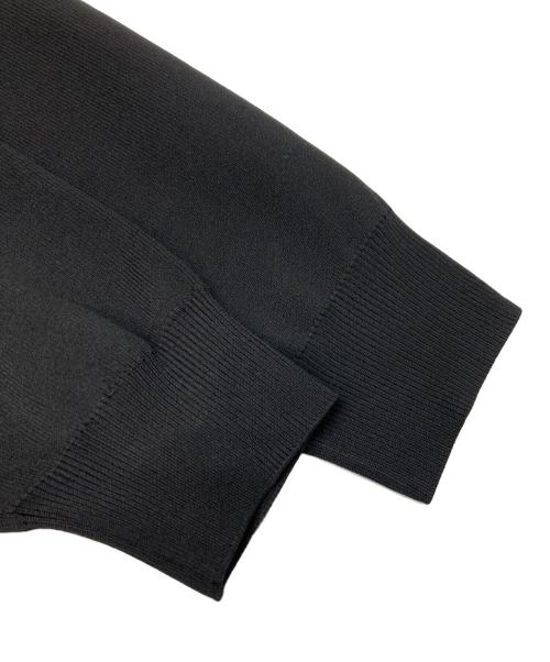 Spick and Span（スピック＆スパン）Spick and Span (スピックアンドスパン) ウォッシャブクルーネックカーディガン ブラック サイズ:不明（実寸参照）の古着・服飾アイテム