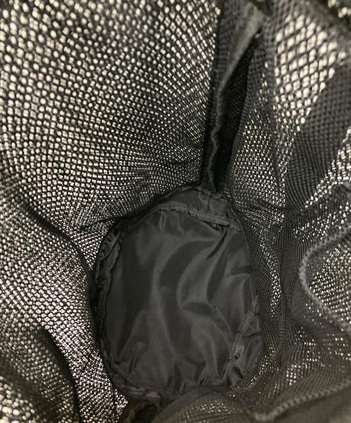 NOMADIS（ノマディス）NOMADIS (ノマディス) メッシュ巾着ショルダーバッグ ブラックの古着・服飾アイテム