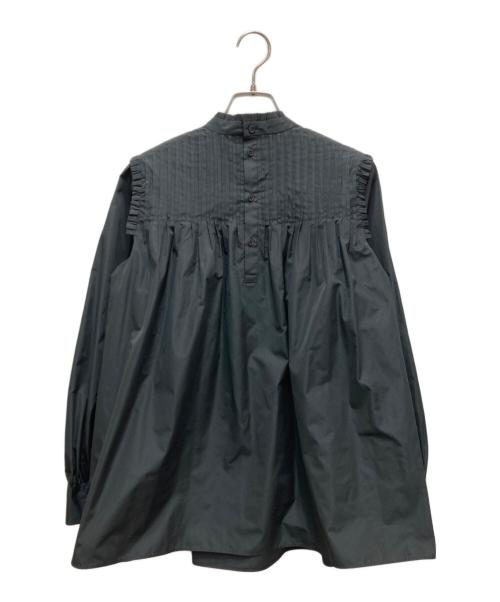 UNITED ARROWS TOKYO（ユナイテッドアローズトウキョウ）UNITED ARROWS TOKYO (ユナイテッドアローズトウキョウ) ピンタックブラウス ブラック サイズ:38の古着・服飾アイテム