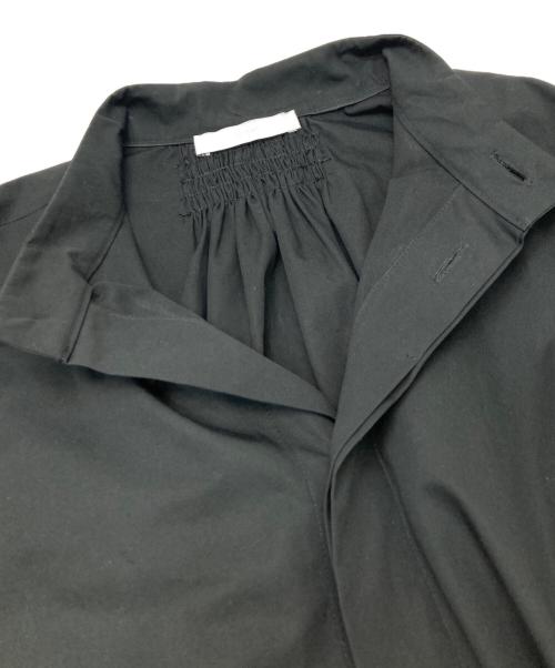 ASTRAET（アストラット）ASTRAET (アストラット) パフスリーブ スタンドカラーブラウス ブラック サイズ:FREEの古着・服飾アイテム