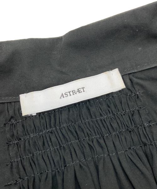 ASTRAET（アストラット）ASTRAET (アストラット) パフスリーブ スタンドカラーブラウス ブラック サイズ:FREEの古着・服飾アイテム