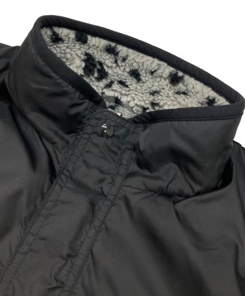 WACKO MARIA（ワコマリア）WACKO MARIA (ワコマリア) REVERSIBLE LEOPARD BOA FLEECE JACKET ブラック サイズ:XLの古着・服飾アイテム