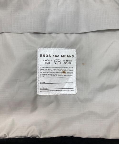 ENDS and MEANS（エンズアンド ミーンズ）ENDS and MEANS (エンズアンド ミーンズ) マウンテンパーカー ブラック サイズ:XLARGEの古着・服飾アイテム
