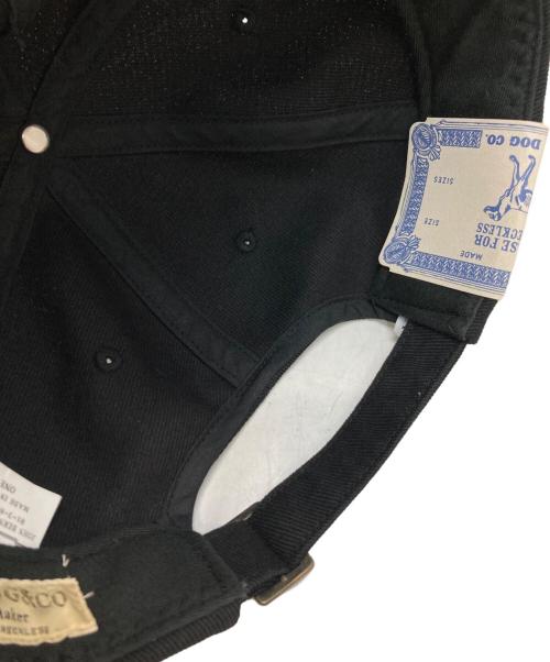 THE H.W.DOG&CO.（エイチダブリュードッグアンドコー）THE H.W.DOG&CO. (エイチダブリュードッグアンドコー) キャップ ブラック サイズ:ONEの古着・服飾アイテム