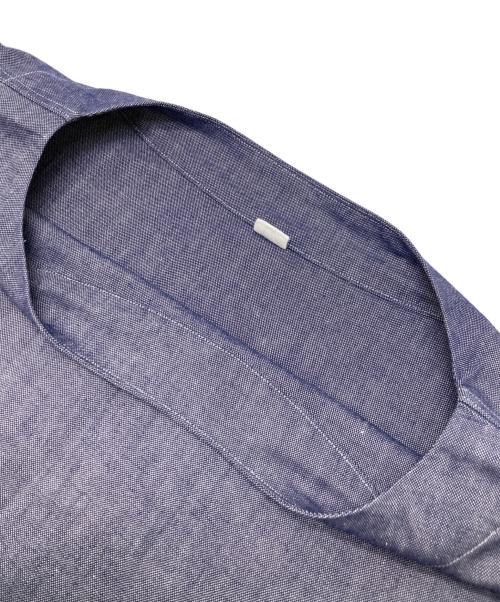 45R（フォーティファイブ・アール）45R (フォーティファイブ・アール) シャンブレーワンピース ブルーの古着・服飾アイテム