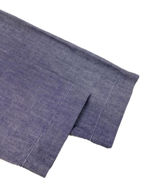 45R（フォーティファイブ・アール）45R (フォーティファイブ・アール) シャンブレーワンピース ブルーの古着・服飾アイテム