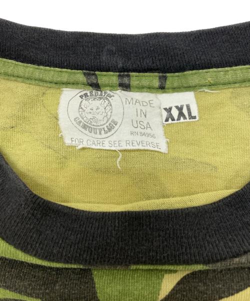 PREDATOR CAMOUFLAGE（プレデター カモフラージュ）PREDATOR CAMOUFLAGE (プレデター カモフラージュ) プレデターカモロングスリーブカットソー ブラウン サイズ:XXLの古着・服飾アイテム