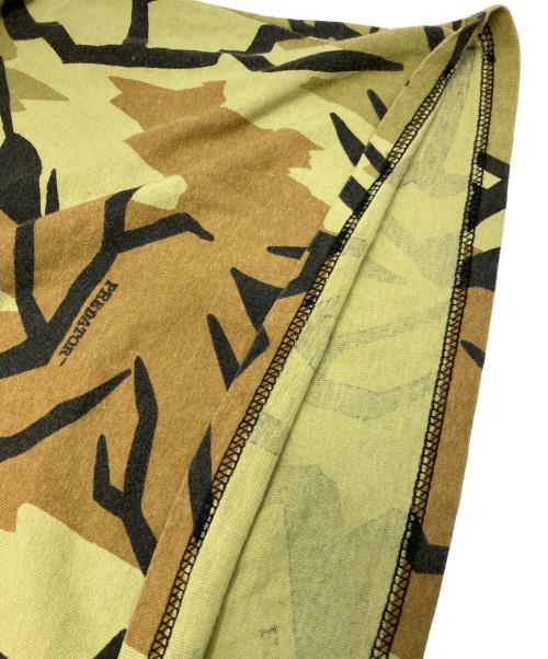 PREDATOR CAMOUFLAGE（プレデター カモフラージュ）PREDATOR CAMOUFLAGE (プレデター カモフラージュ) プレデターカモロングスリーブカットソー ブラウン サイズ:XXLの古着・服飾アイテム