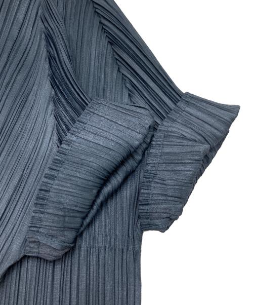 PLEATS PLEASE（プリーツプリーズ）PLEATS PLEASE (プリーツプリーズ) プリーツカットソー ブルー サイズ:3の古着・服飾アイテム