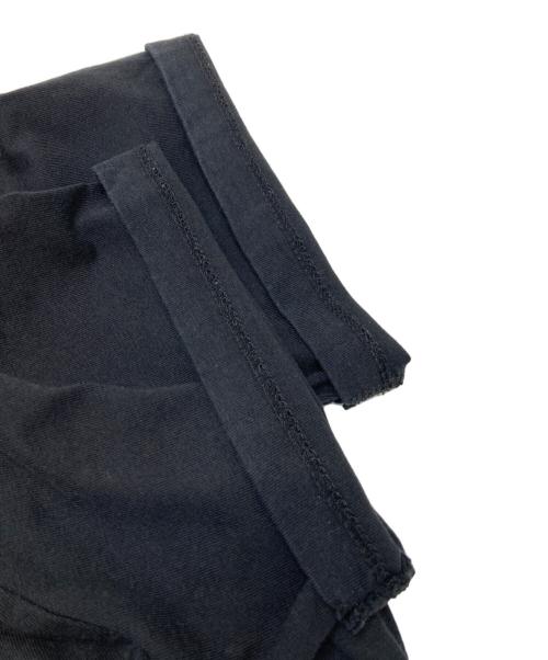 maison kitsune（メゾンキツネ）maison kitsune (メゾンキツネ) グレーフォクスヘッドロゴTシャツ ブラック サイズ:XXSの古着・服飾アイテム