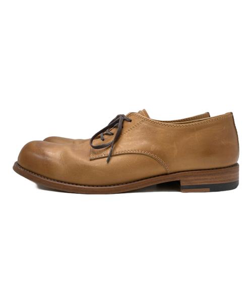 PADRONE（パドローネ）PADRONE (パドローネ) DERBY PLAIN TOE SHOES ブラウン サイズ:41の古着・服飾アイテム