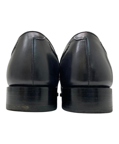 Perfetto（ペルフェット）Perfetto (ペルフェット) キャップトゥ内羽根ドレスシューズ ブラック サイズ:7の古着・服飾アイテム