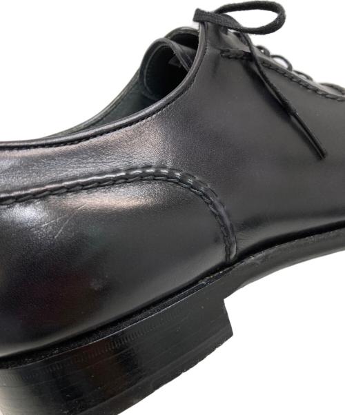 Perfetto（ペルフェット）Perfetto (ペルフェット) キャップトゥ内羽根ドレスシューズ ブラック サイズ:7の古着・服飾アイテム