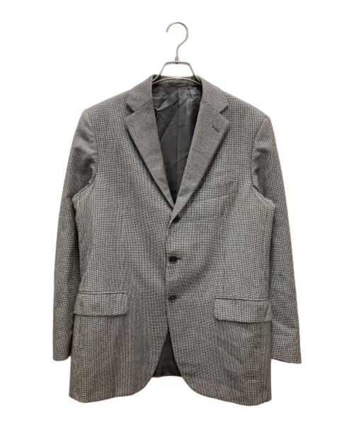 Belvest（ベルヴェスト）Belvest (ベルヴェスト) ハウンドトゥースウールセットアップスーツ グレー サイズ:50の古着・服飾アイテム